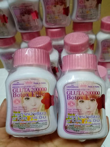 10X Gluta 200000 Botox Filler Glutathione slim Face (pink) Korean formula Made in Korea