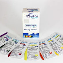 Load image into Gallery viewer, 10X New Oral Jelly Fruit 1 Week 7 Sachets 100 mg. Low Price New Easy Snap Pack