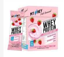 Load image into Gallery viewer, My Whey Strawberry Yogurt Flavor Pink 490g Supplements Protein Health Delicious