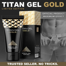 Load image into Gallery viewer, 5pcs ORIGINAL Russian Titan Gel Gold 50ml, Increase Penis Enlargement Cream New