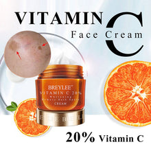 Load image into Gallery viewer, BREYLEE Vitamin C 20% VC Whitening Facial Cream Repair Fade Freckles Remove Dark Spots Melanin Remover Brightening Face Cream