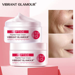 VIBRANT GLAMOUR Collagen Pure Face Cream Anti Aging Wrinkle Lift Firming Anti Acne Whitening Moisturizing Nourish For Women 1pcs