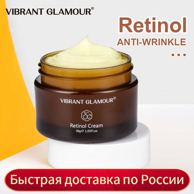 VIBRANT GLAMOUR Retinol Face Cream Firming Lifting Anti-Aging Remove Wrinkle Whitening Brightening Moisturizing Facial Skin Care