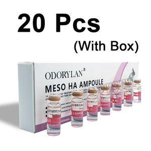 10 vials 5ml Cross-linked HA Hyaluronic Acid Pure Micro Molecular Mesotherapy Collagen Hyaluronic Acid Whitening BB Cream Serum