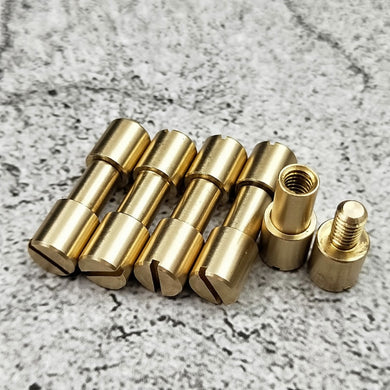 5 pcs/lot Brass Rivet Screw Grinding DIY Knife Handle Fastener Accessories Tactics lock