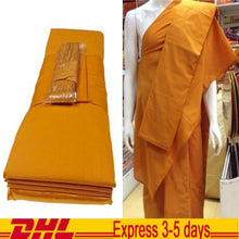 Load image into Gallery viewer, Buddhist Monk Priest Theravada Full Robe Set 7pcs. Large Ordaining Thai Laos