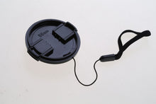 Load image into Gallery viewer, White Hand Front Lens Cap 58mm. Cover Nikon Canon Pentax Sony Lumix Design