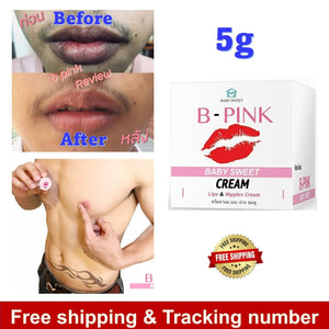 B-PINK Lip & Nipple Cream Make Mouth & Nipples Become Natural Pink 5g