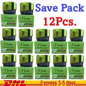 12x Herbal Cucumber Extract Night Serum Reduce Age Spots Blemishes Skin Care 5g