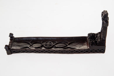 Carved Holder Stencil Resin Aroma Joss Stick Incense Antique Decor Collectibles