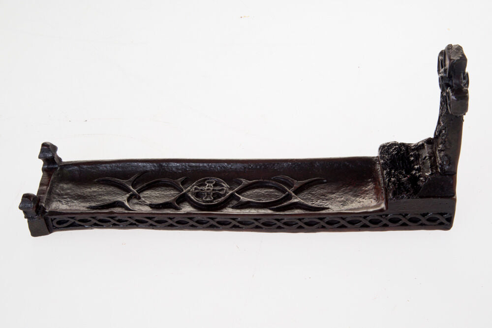 Carved Holder Stencil Resin Aroma Joss Stick Incense Antique Decor Collectibles