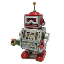Load image into Gallery viewer, Robot radio machinery Tin Toy Vintage Collectible Clockwork Tin Toy Decor Gift