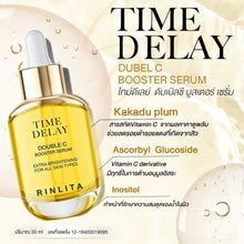 Load image into Gallery viewer, Time Delay Double C Booster Serum Reduce Blemishes Freckles Dark Spots Acne Skin