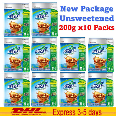 10x NESTEA Iced Tea Mix Unsweetened Instant Drink Pure Tea Easy Brew 200gm