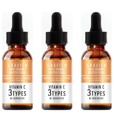 3x Whitening Skin Vitamin C Booster Serum Brightens Reduce Dullness Dark Spot