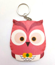 Load image into Gallery viewer, Owl Funny Cute Keyring Keychain Foam Canvas Sew margine Fridge Collectible