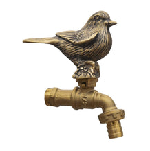 Load image into Gallery viewer, Brass Garden Tap Faucet Bird Spigot Antique Vintage Water HomeDecor Yard Outdoor