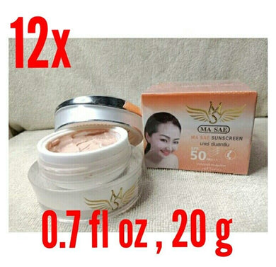 12x Waterproof Sunscreen Cream Spf50 Light Texture Small Molecules Sun Protectio