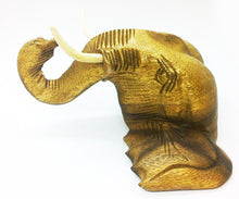 Load image into Gallery viewer, Elephant&#39;s Head Wood Carving Wall Hanging Decor Classic Handmade Art Collectible