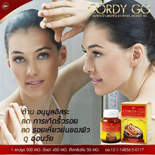 Load image into Gallery viewer, Cordy GO 450 mg of Cordyceps Extract Dietary Supplement Herbal Natural (30 caps)