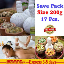 Load image into Gallery viewer, 17x Thai Spa Ball Facial Massage Herbal Compress Body Aroma Health Care 200g