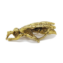 Load image into Gallery viewer, Golden insect Brass Amulet Miniature Talisman Love Charm Magic Thai Pendant