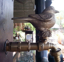 Load image into Gallery viewer, Brass Garden Tap Faucet Bird Spigot Antique Vintage Water HomeDecor Yard Outdoor
