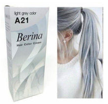 Load image into Gallery viewer, 10x Light Grey Silver Permanent Hair Dye Color Cream of nature Punk Style 60 ml