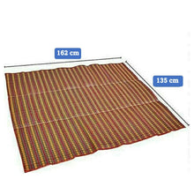 Load image into Gallery viewer, Large Thai Picnic Mat Fold Plastic Woven Style Camp Sit Sleep Outdoor Beach Lawn