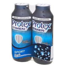 Load image into Gallery viewer, 3x Pack of 2 Protex Menthol Talcum for Men Sport Cooling Body Powder 280 g.