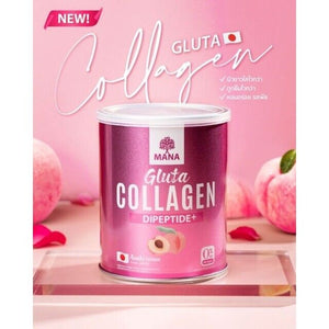 MANA Premium Collagen & Gluta Collagen Peach Set Supplement Nourish Radiant Skin