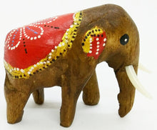 Load image into Gallery viewer, Classic Handmade Elephant Wood Carved Doll Figurine Animal Collectibles Decor