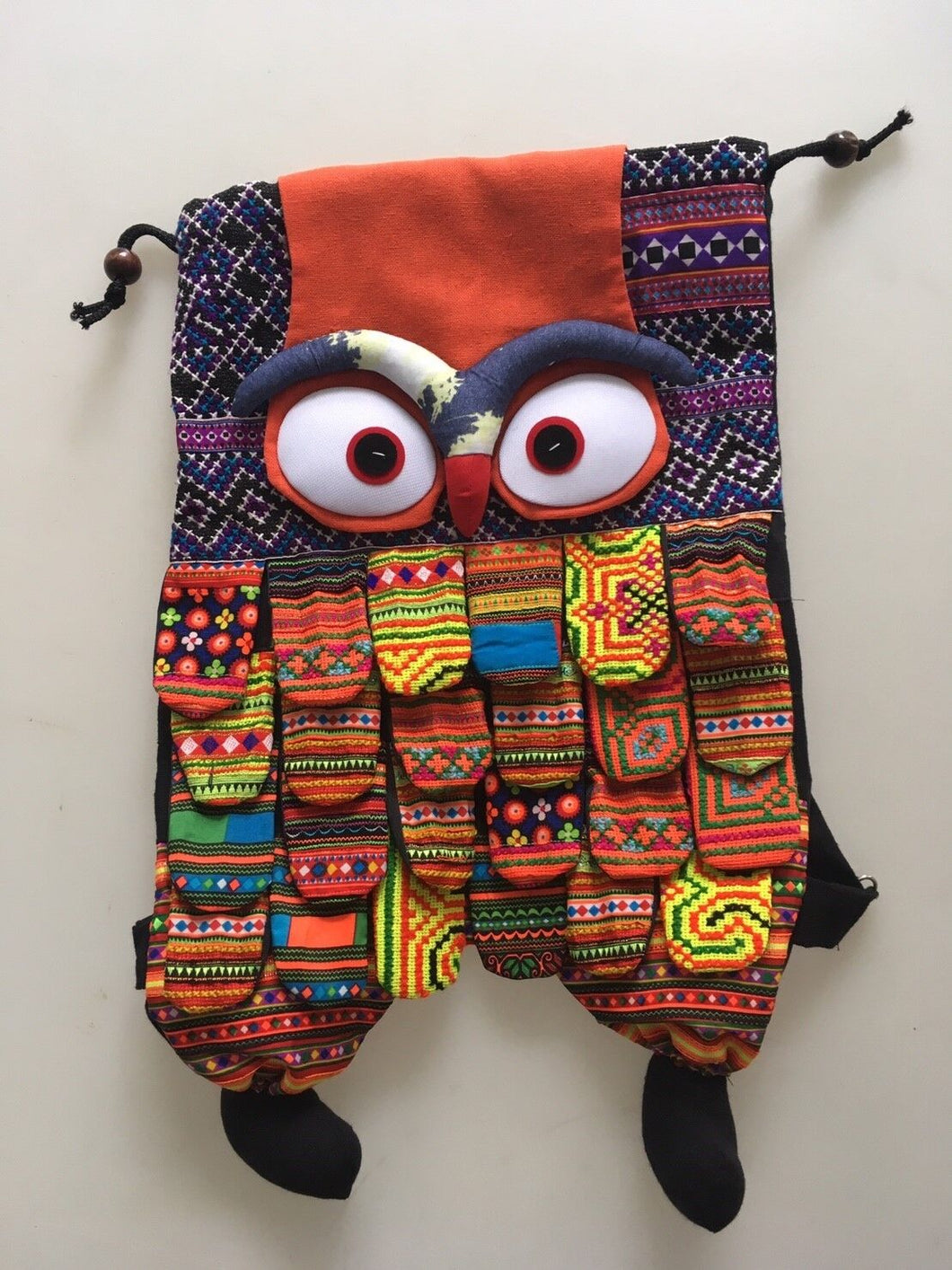 Owl Backpack bag fabric handmade sewing pattern bird animal cute nice gifts V.2