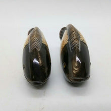 Load image into Gallery viewer, Water Buffalo&#39;s Horn Carft 2 Fish Sculpture Superstition Collectible Lucky V.32