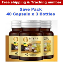 Load image into Gallery viewer, 3X40 Caps Mixsa Five Oils Natural Stimulate Metabolism Brain Bones Sleep Balance