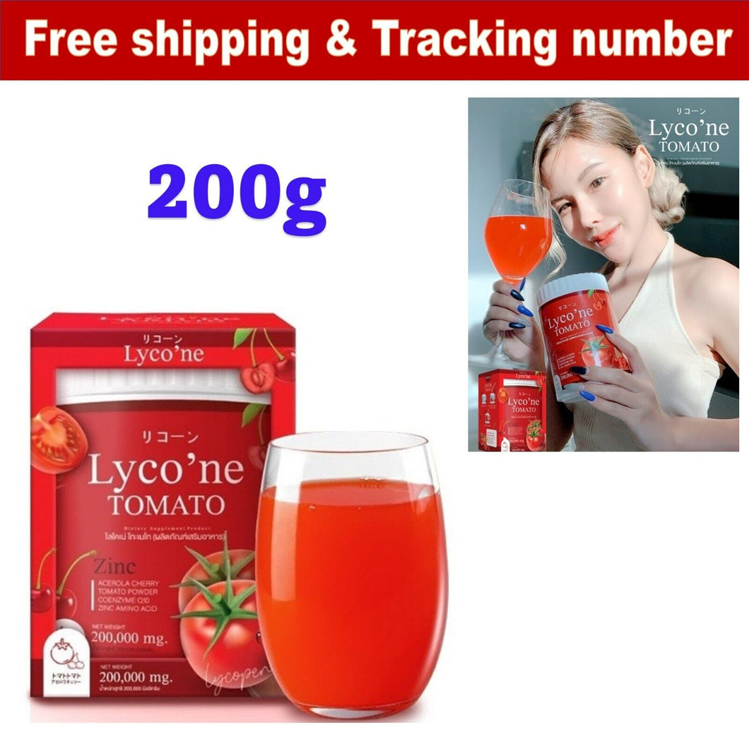 LYCONE TOMATO Lycopene Drink Q10 FOS Grape Orange Cherry Tomato Extract 200g
