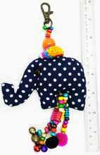 Load image into Gallery viewer, Fabric Cute Animal Elephant Doll Pattern Scotch Keyring Sewing Charm Lover