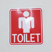Load image into Gallery viewer, Sticker FUNNY TOILET MEN Label Joke Prohibition &amp; Warning Funny Signs