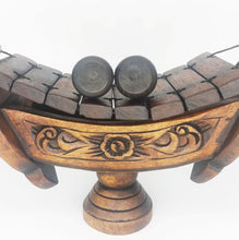 Load image into Gallery viewer, 40 cm Xylophone Teak Wooden Thai Traditional Musical Instrument Hand Carved Wood