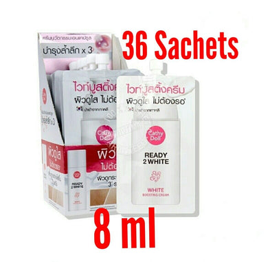 36 Sachets Whitening Skin White Boosting Cream Bright Moisture Facial care 8 ml