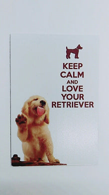 KEEP CLAM RETRIEVER pic Design Vintage Poster Magnet Fridge Collectibles Home