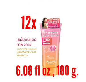 12x Nourishing Smooth Skin Whitening Bright Serum SPF 50+ PA+++ Full Body 180 ml