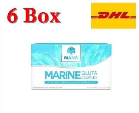 6X MANA MARINE Gluta Skin Nourishing Whitening Reduce Acne Freckles Dark Spots