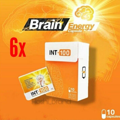6x BRAIN Boost Energy Awaken Supplement VitaminC B6 alpha tea extract 10capsules