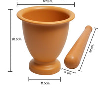 Load image into Gallery viewer, Thailand Mortar and Pestle Kitchenware Light Weight Plastic Grade A 2.2 Litre