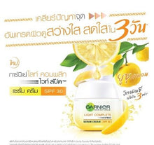 Load image into Gallery viewer, 3X Garnier Light Complete Whitening Serum Dark Spot Remover Day&amp;Night Face Cream