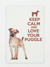 Load image into Gallery viewer, KEEP CLAM LOVE PUGGLE pic Design Vintage Poster Magnet Fridge Collectibles Home