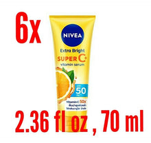 Load image into Gallery viewer, 6x Skin Whitening Bright Serum Super C Body Vitamin Sunscreen SPF 50 PA+++