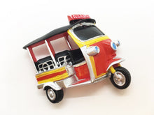 Load image into Gallery viewer, Tuk Tuk Thailand Magnet Ceramic Hand Shaped Mold Painted Collectibles Easter
