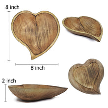 Load image into Gallery viewer, 7&quot; Heart Curved Shaped Bowl - Functional and Collectible Bowl - Handcrafted